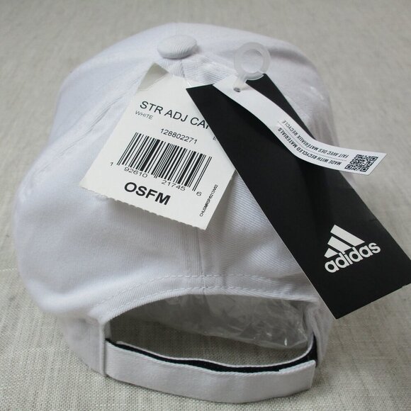 Adidas Florida Atlantic Owls Adjustable Flex Cap Men's One Size White Polyester - Picture 6 of 7